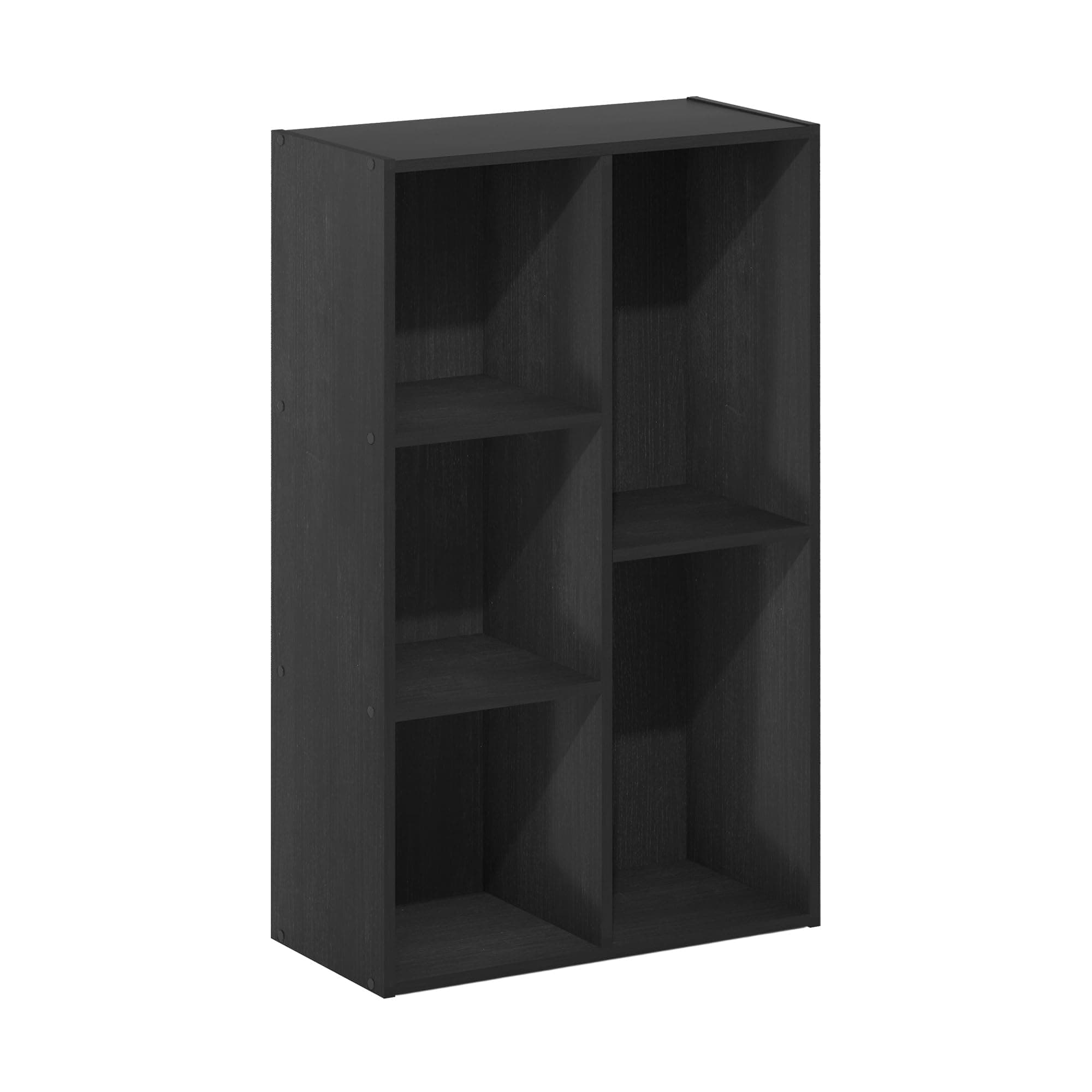 5-Cube No Tool Assembly Open Shelf, Engineered Wood, Blackwood