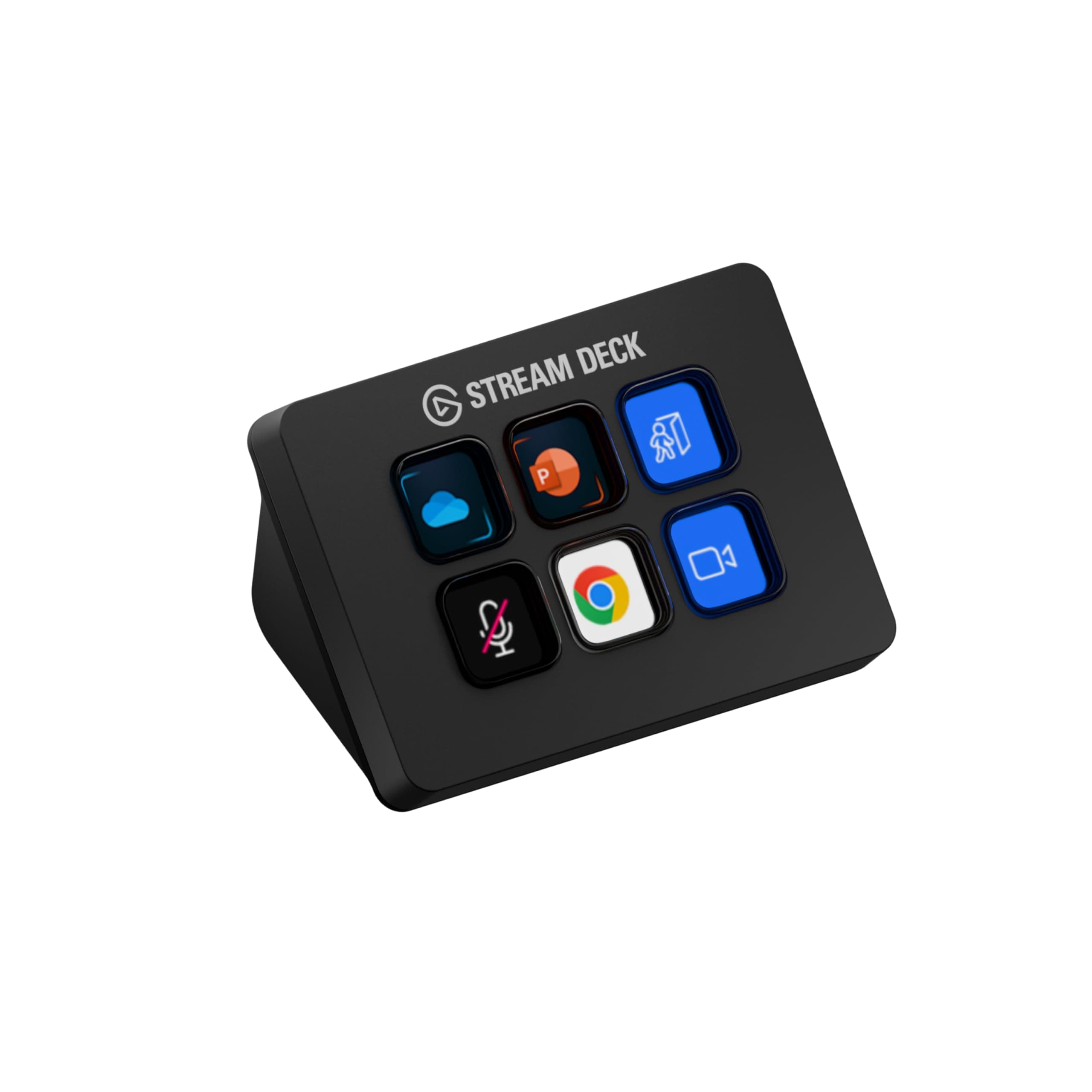 Stream Deck Mini – Control Zoom, Teams, PowerPoint, MS Office and More, Boost Productivity with Seamless Integration for Daily Apps, Set Up Shortcuts Easily, Compatible with Mac and PC