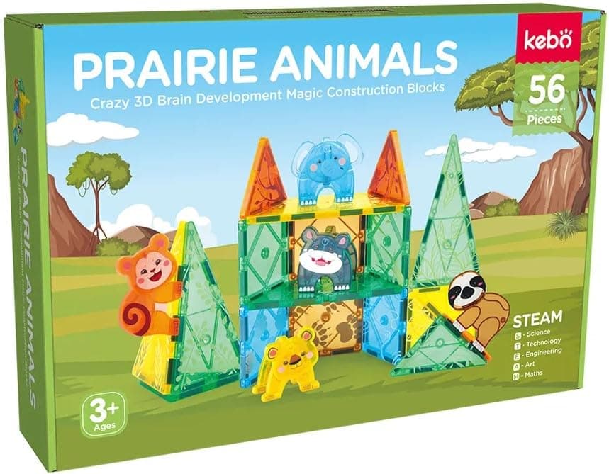Praire Animals Magnetic Tiles