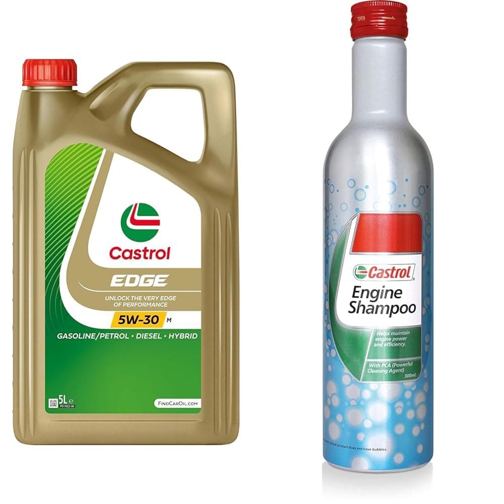 EDGE 5W-30 M Engine Oil 5L + Castrol Engine Shampoo 300mL
