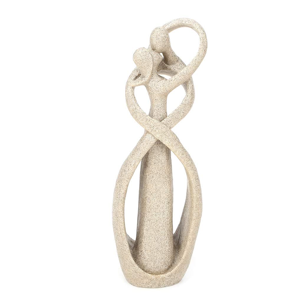 – ES,Willow Tree Wedding Figurines,Willow Tree Figurines,Sculpture,Sculptures,Knick Knacks Handmade Sandstone Kiss Lovers Couple Statue Sculpture Carved Figurine Art Craft Decoration