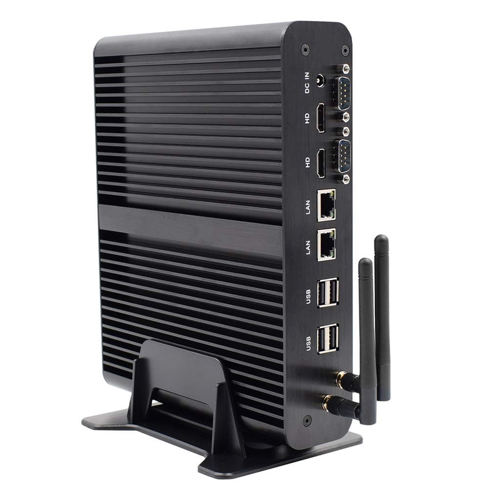 SEXTT Fanless Mini PC Windows 10 (64-bit) Intel Core i7-5500U (max3.0 GHz)/8GB/512GB/Dual-Band Wi-Fi/Gigabit Ethernet/Dual Output/4K 1000 Mbps,8GB+32GB
