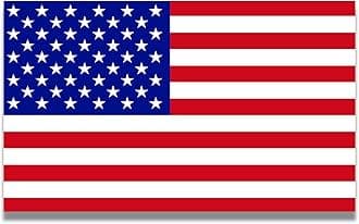 Magnet Me Up American Flag Magnet Decal, 5x8 inches, Red, White, and Blue, Heavy Duty Automotive Magnet for Cars, Trucks, SUV, Lockers, or Any Other Magnetic Surface