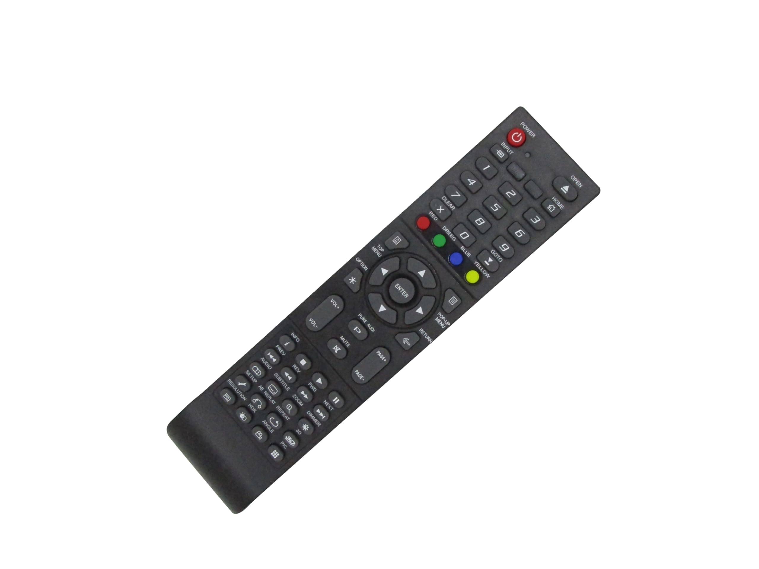 HCDZ Replacement Remote Control for Oppo UDP-203 UDP-203CN BDT-101CI UDP-205 4K Ultra HD Blu-ray Disc Player