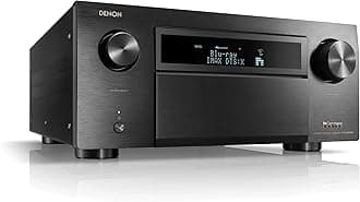 Denon AVR-X8500HA 13.2ch 8K AV Receiver with 3D Audio, HEOS Built-In and Voice Control (Renewed)