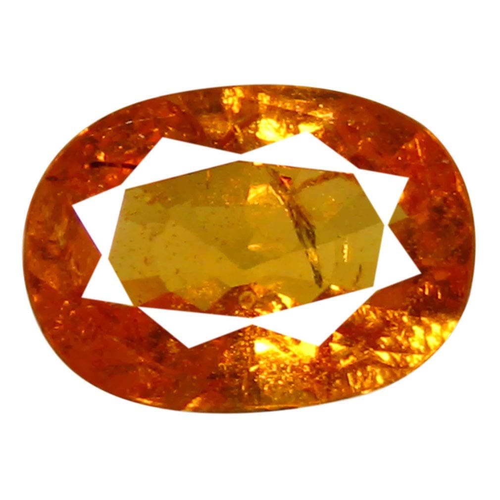 Deluxe Gems 1.42 ct AAA Grade Oval Shape (8 x 6 mm) Fanta Orange Spessartine Natural Loose Gemstone