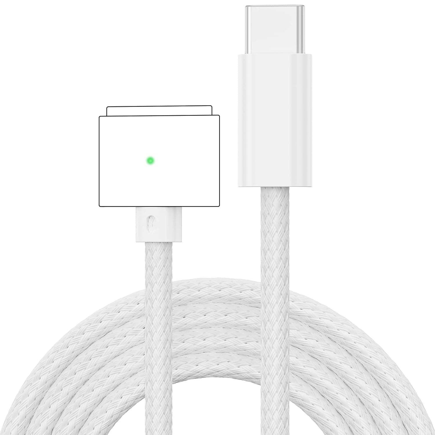 Excefore Usb C To Mag-Safe 3 Charging Cable, 140W Cord Compatible With Macbook Air (M2, 2022) And Pro (14-Inch, M2, 2023), (16-Inch, 2021) 6.6Ft