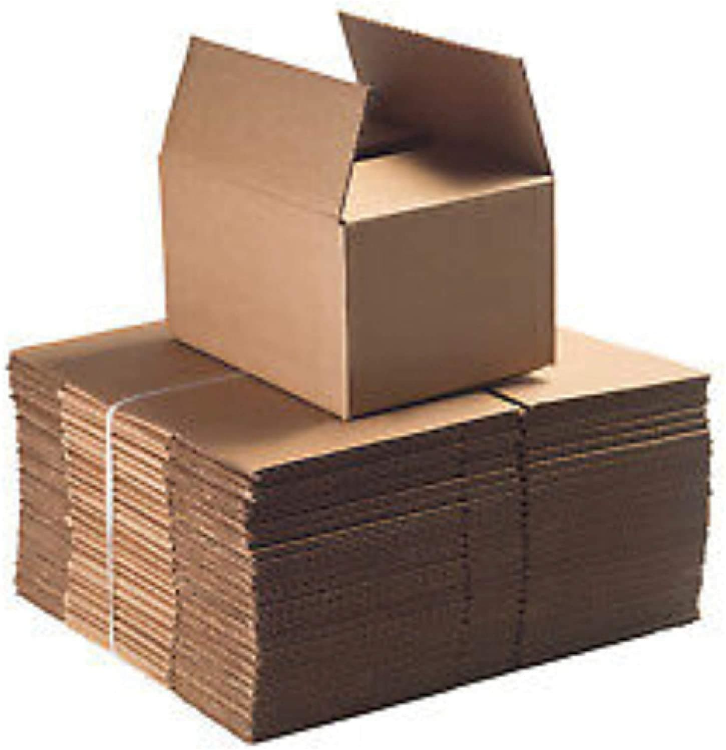 – ZYBUX - 12x9x6" - Brown Single Box Wall Shipping Mailing Postal Parcel Easy to Assemble Cardboard Parcel Boxes, Idal for Cardboard Gift box, Packing Boxes for Moving House - Pack of 20