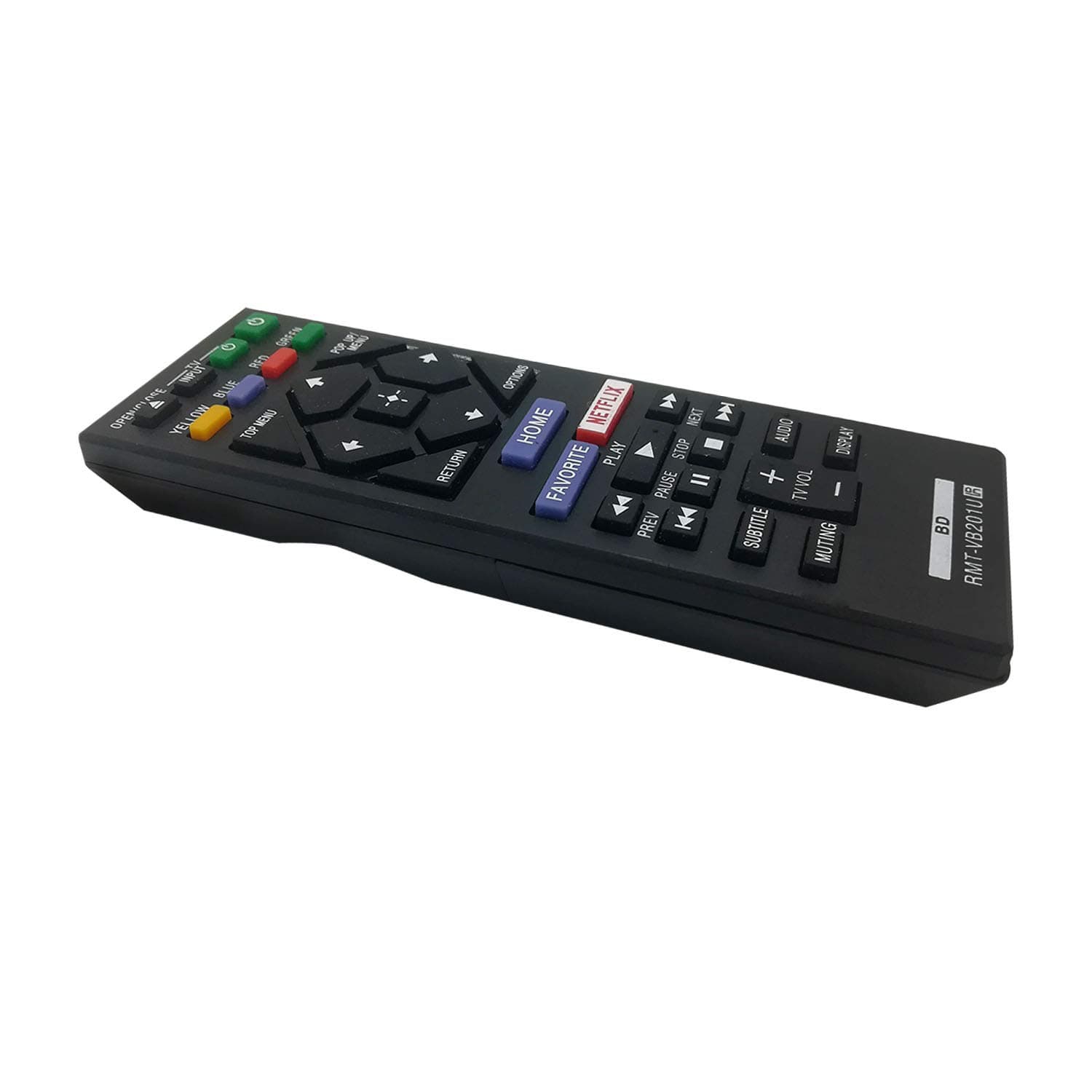New Replacement RMT-VB201U Remote Control for Sony Blu-ray Player BD Disc DVD BDP-S1700 BDP-S3700 BDP-BX370 UBP-X700 BDPS3700 BDPBX370 BDPS1700 - Pre-Programmed