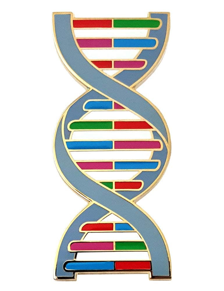PinsanityDNA Double Helix Enamel Lapel Pin