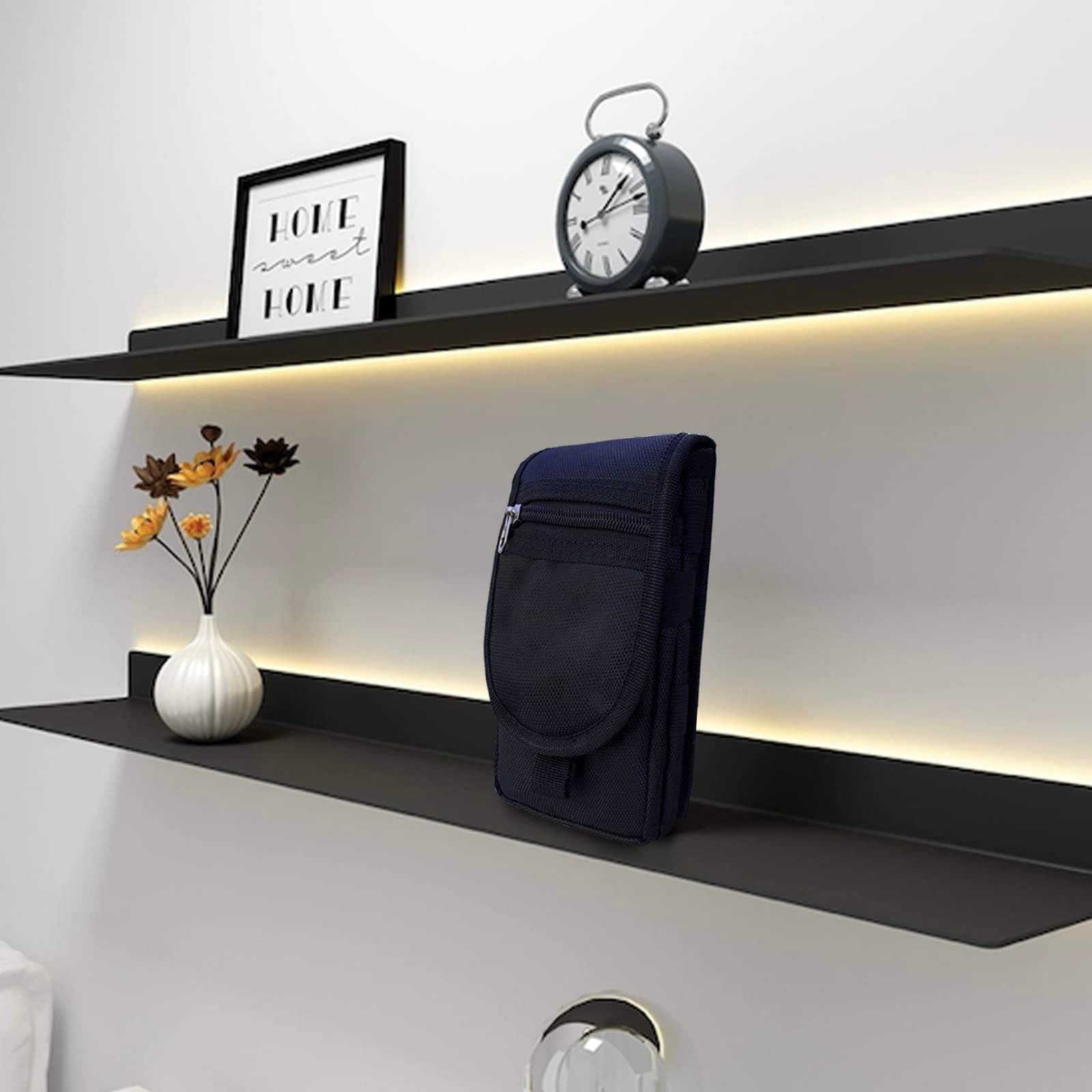 Tool Pouch for EDC Gears Small Pouch, Organizer Pouch, Pocket Pouch with Velcro, Nylon Tactical Pouch for Men, Maezar Utility Belt Tool Pouch with D-Ring, Zipper, Multitool Pouch Bag