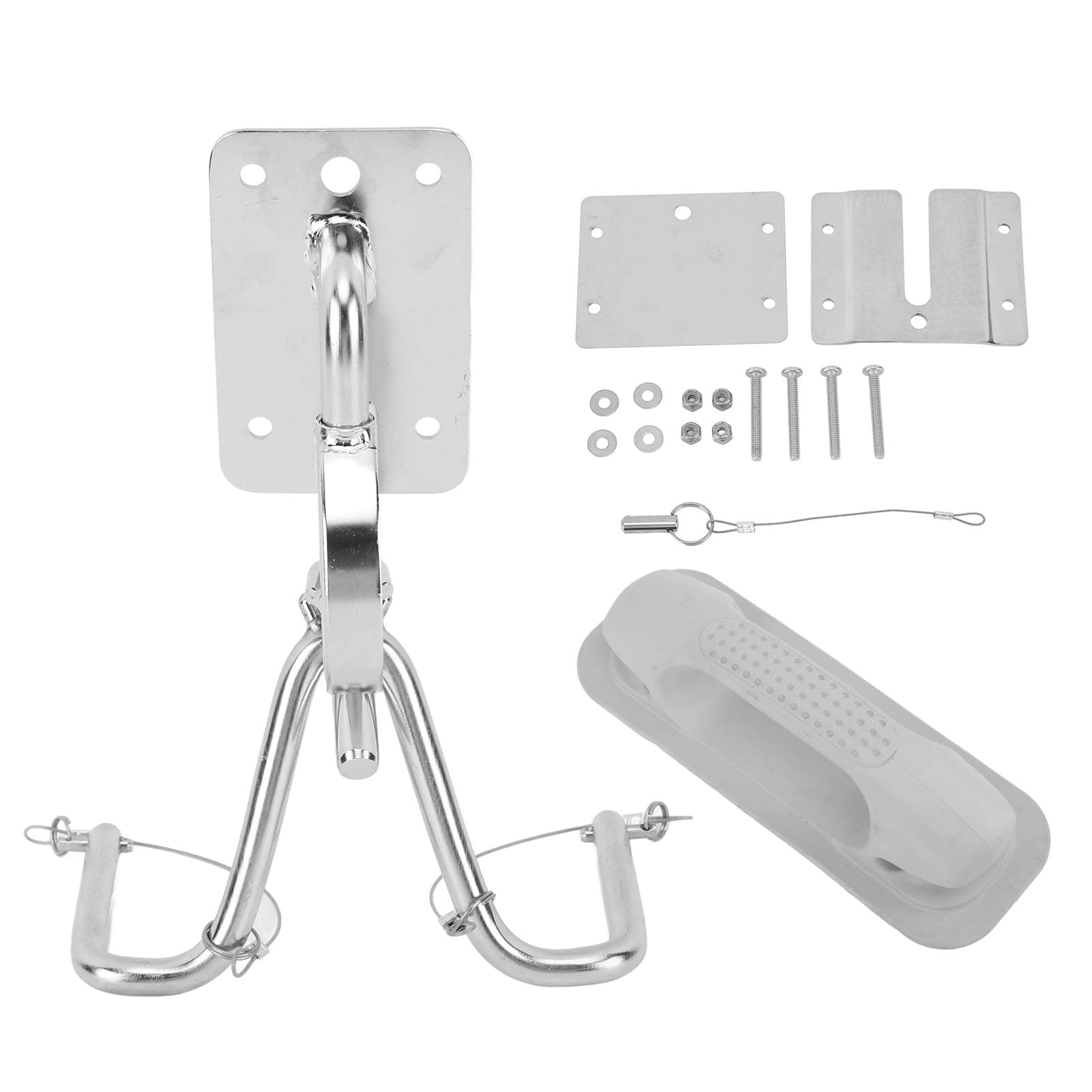 Quick Release Snap Davits Set, Stainless Steel Boat Snap Davit, 220lbs Capacity Instant Lock Davits System Marine Hardware for Inflatable Boat, Yacht, Dinghy Instant Lock System