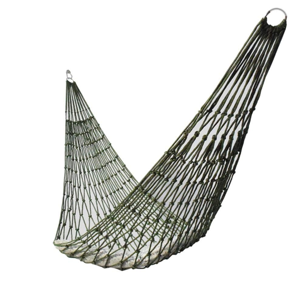 Single Person Mesh Hammock Thick Nylon Fabric Camping Hammock