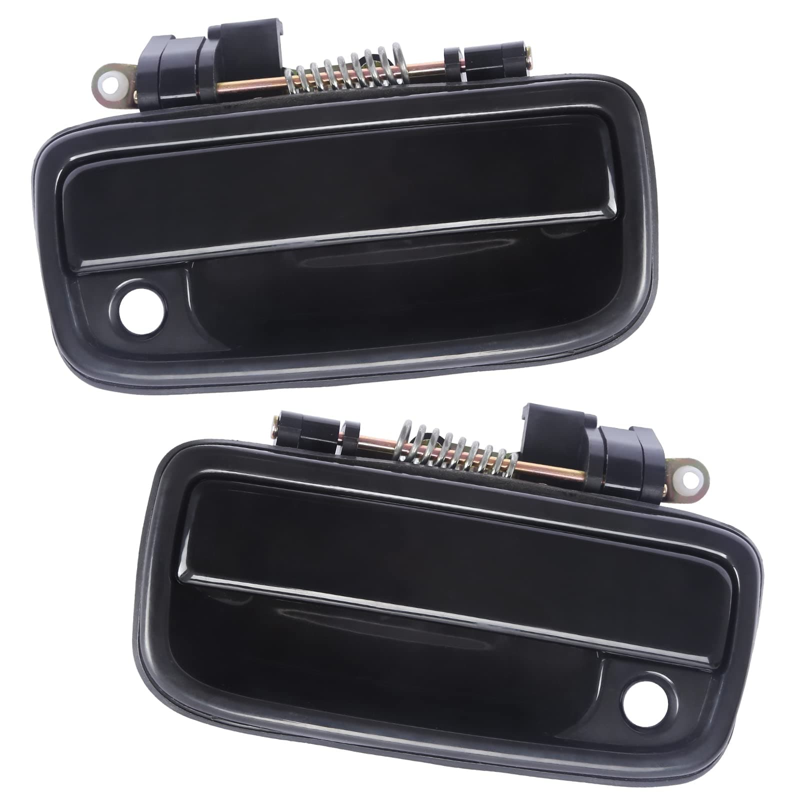 BINWUHU 2PCS Exterior Door Handle Front Left Driver and Right Passenger Side Compatible with 1995 1996 1997 1998 1999 2000 2001 2002 2003 2004 Toyota Tacoma Replace# 6922035020, 6921035020 w/ Key Hole