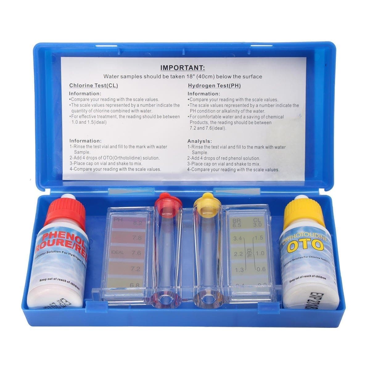 PH &CI Swimming Pool Water Test Kit