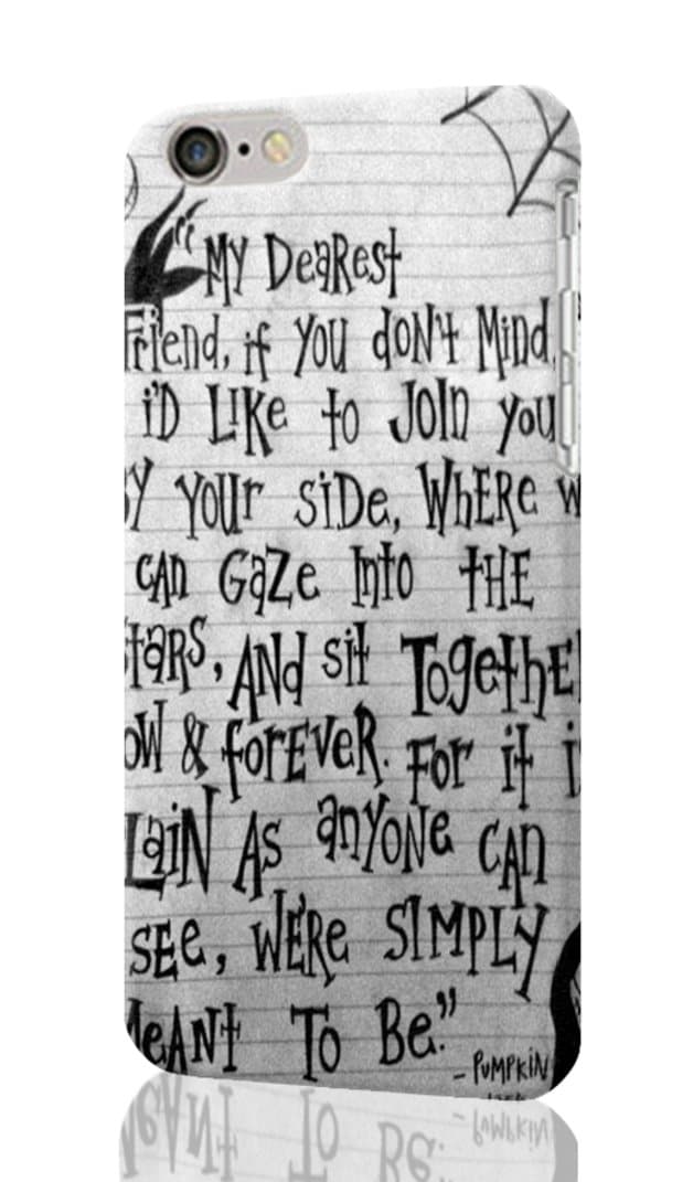 Unique 3D iPhone 6 Plus Case - Nightmare Before Christmas Photo Image Durable Hard Case 3D Cover Rough Skin For iPhone 6 PLUS With 5.5-inches Design By Ondone