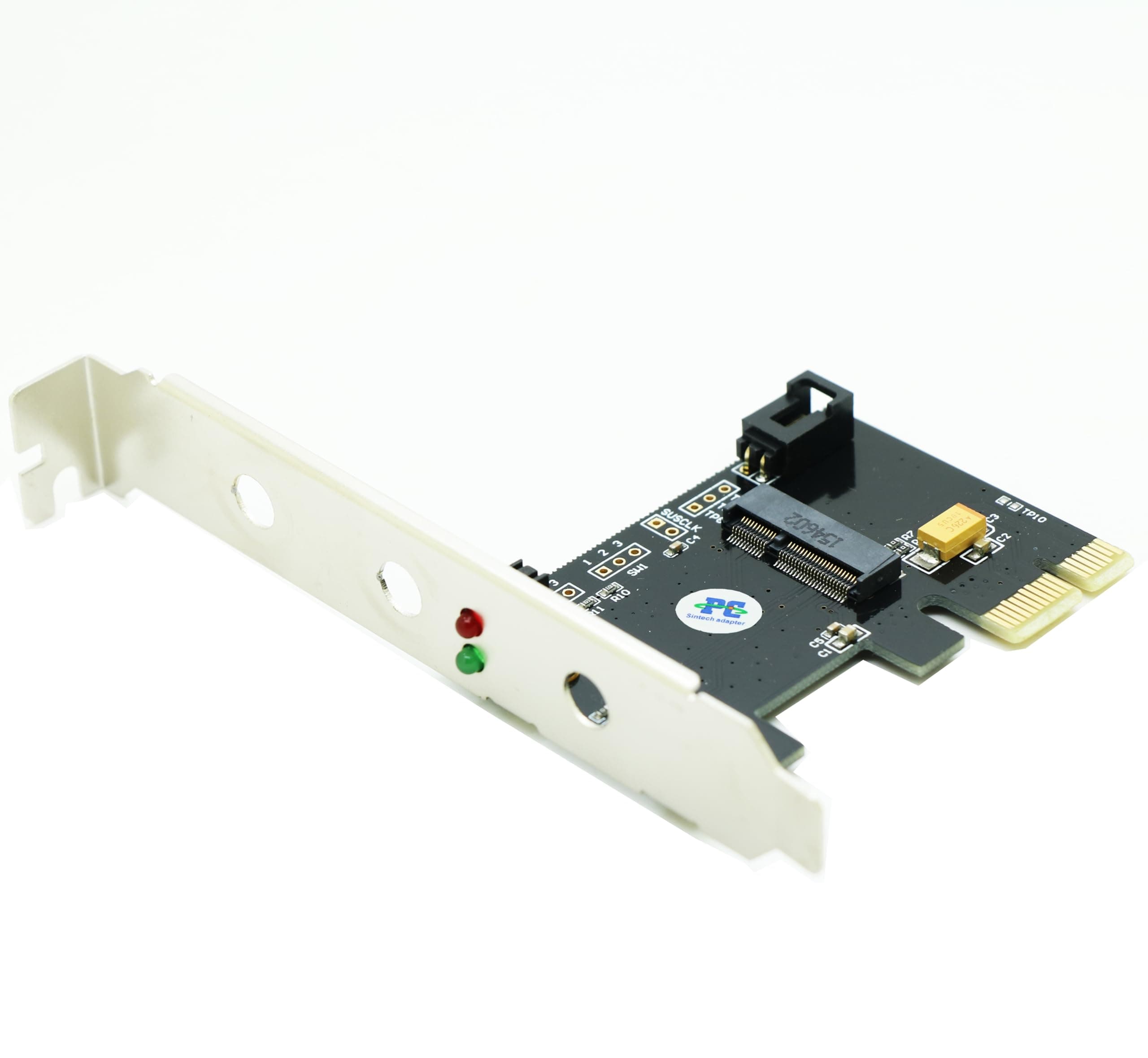 Sintech PCI-e 1X M.2 E Key Adapter Card,Compatible with Intel 7260,8260,9260