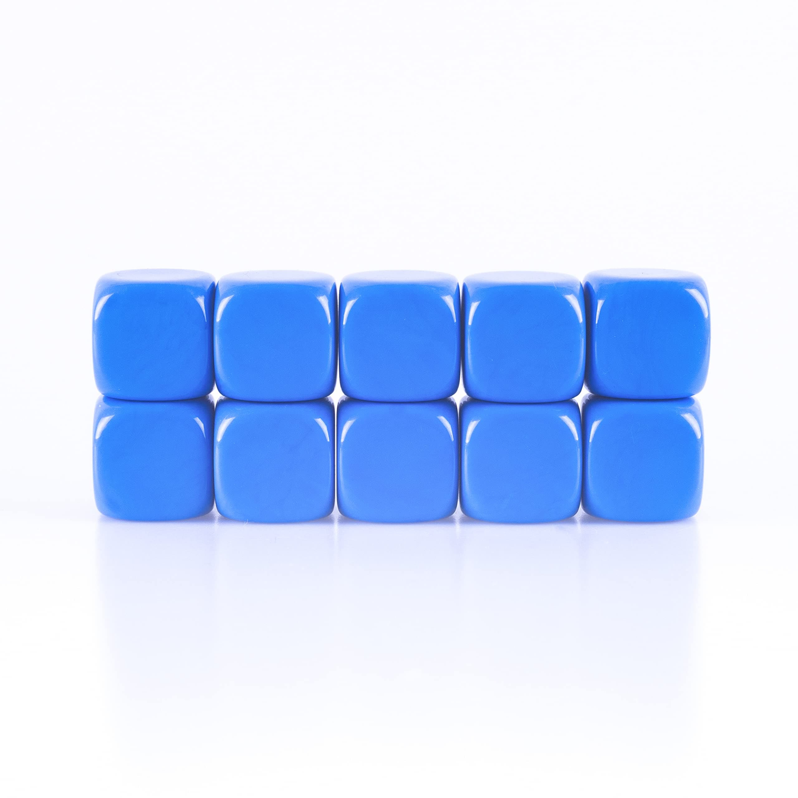 22MM Rounded Blank Six Sided Dice Teaching Created Sesources Game Teaching Plastic Cubes Four Colors Choosable