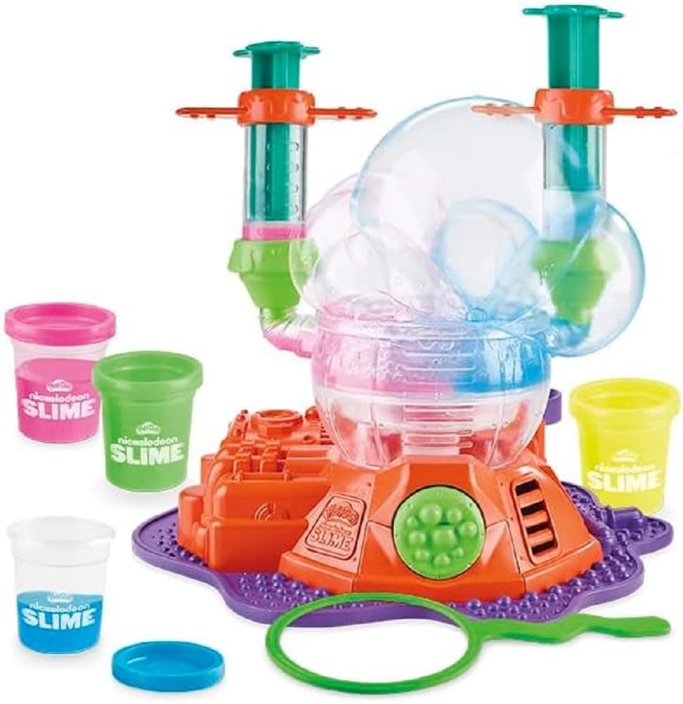 Play-Doh Ultimate Bubble Lab Playset with Nickelodeon Slime Brand Compound, Tactile Sensory Toys for Girls and Boys 3 Years and Up, Kids Arts and Crafts