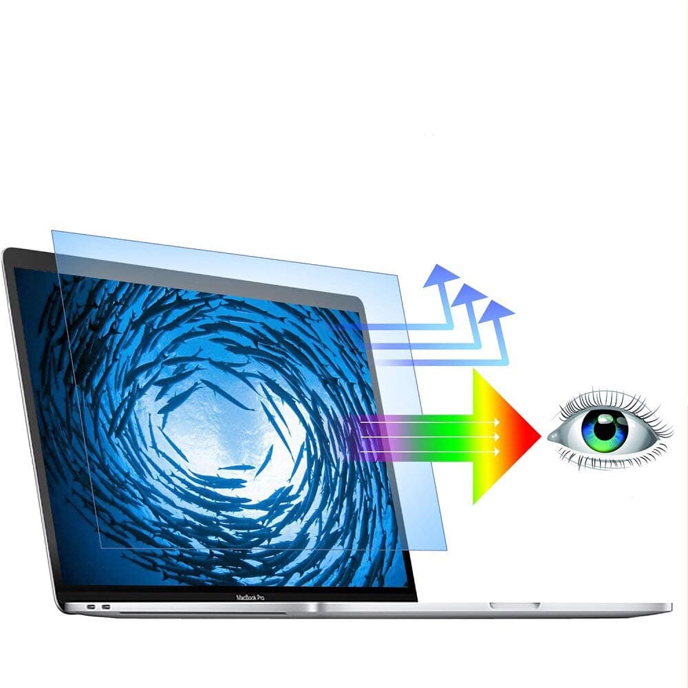 2PC Pack Blue Light Blocking Screen Protector, Anti Blue Light Filter for 2016-2021 MacBook Pro13-inch A1706 A1708 A1989 A2159 A2251 A2289 A2338 M1