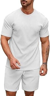SMOWKLY Men's Premium Cotton Blend Pyjama Set || Stylish Round Neck T-Shirt and Shorts || Casual Night Suit Wear Set for Man