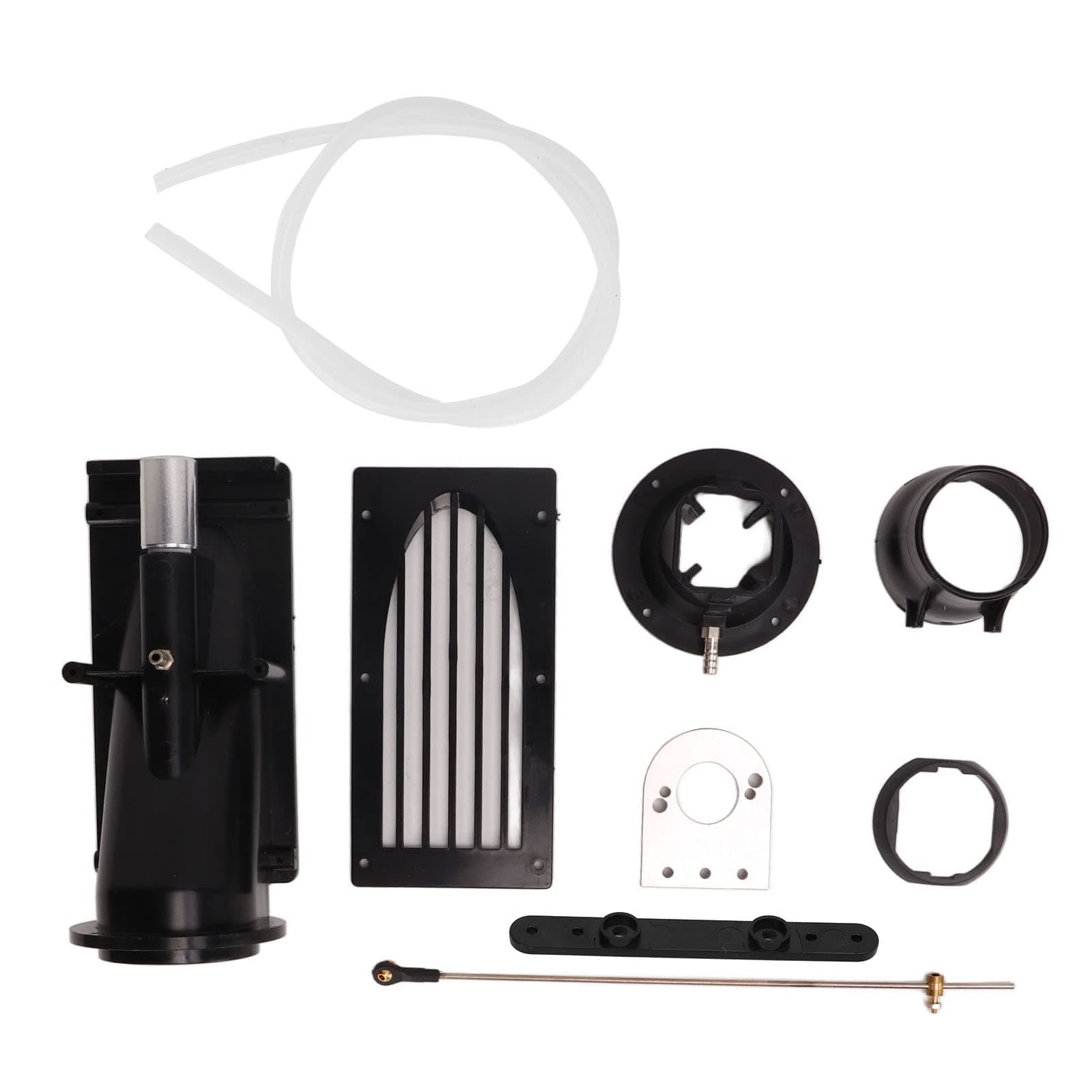 40MM RC Boat Jet Pusher, Oversized Caliber Pump Jet Remote Control Water Pusher Boat Thruster Plastic Jet Pusher Propellers Power Plant & Driveline Systems (Black)