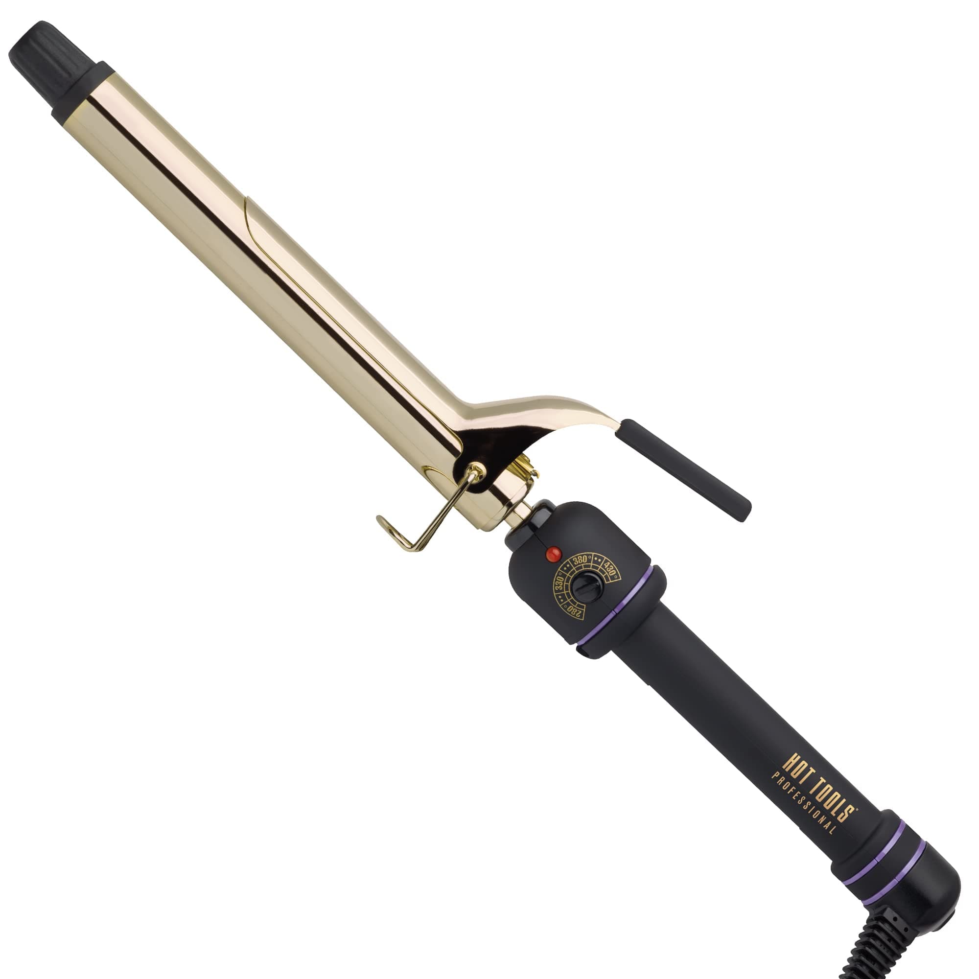 Pro Artist 24K Gold Extra Long Curling Iron | Long Lasting, Defined Curls (1 in)