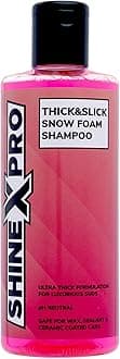 300mL SuperThick Car Wash Shampoo Concentrate - pH Neutral, Thick Suds - Thick&Slick Snow Car Foam Shampoo That Works With Both Bucket Wash And Foam Cannon (300 mL)