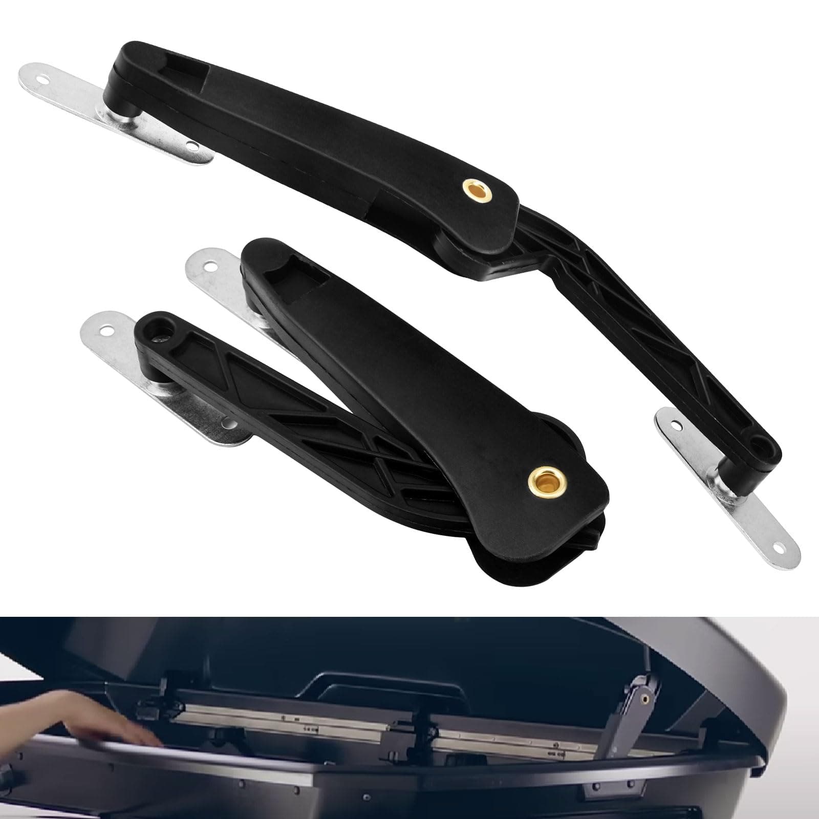 2 Pack Car Roof Box Replacement Lid Lifter Compatible with Th-ULE 623/624/628/633/634 14933, for Hy-per, As-Cent, Pu-lse, at-lantis