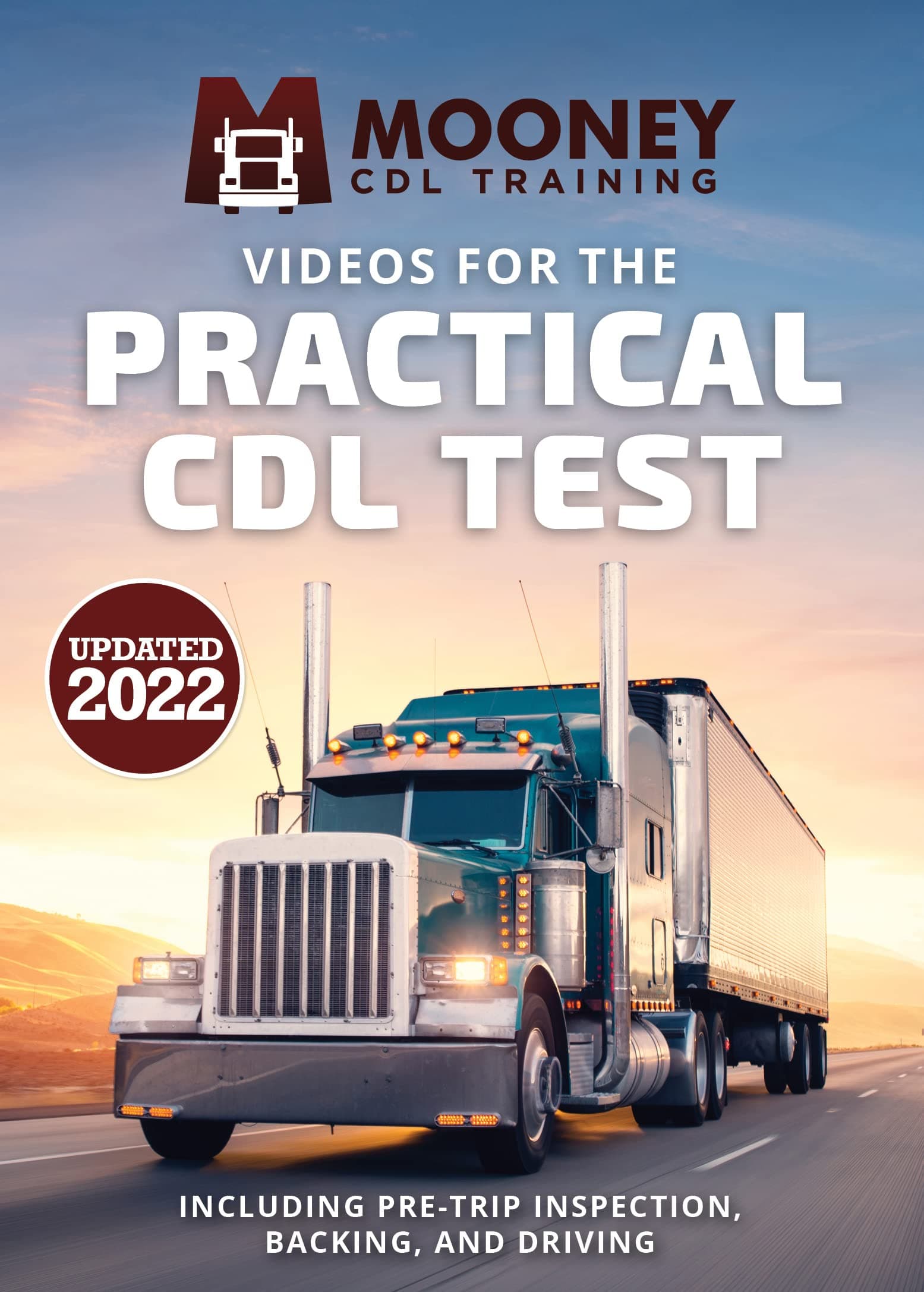 Mooney CDL Training DVD Video Course for Commercial Driver License Road Test Including Pre Trip Inspection, Driving, Backing for CDL Driving or Practical Exam. Not for Written Test - Road Test Only.