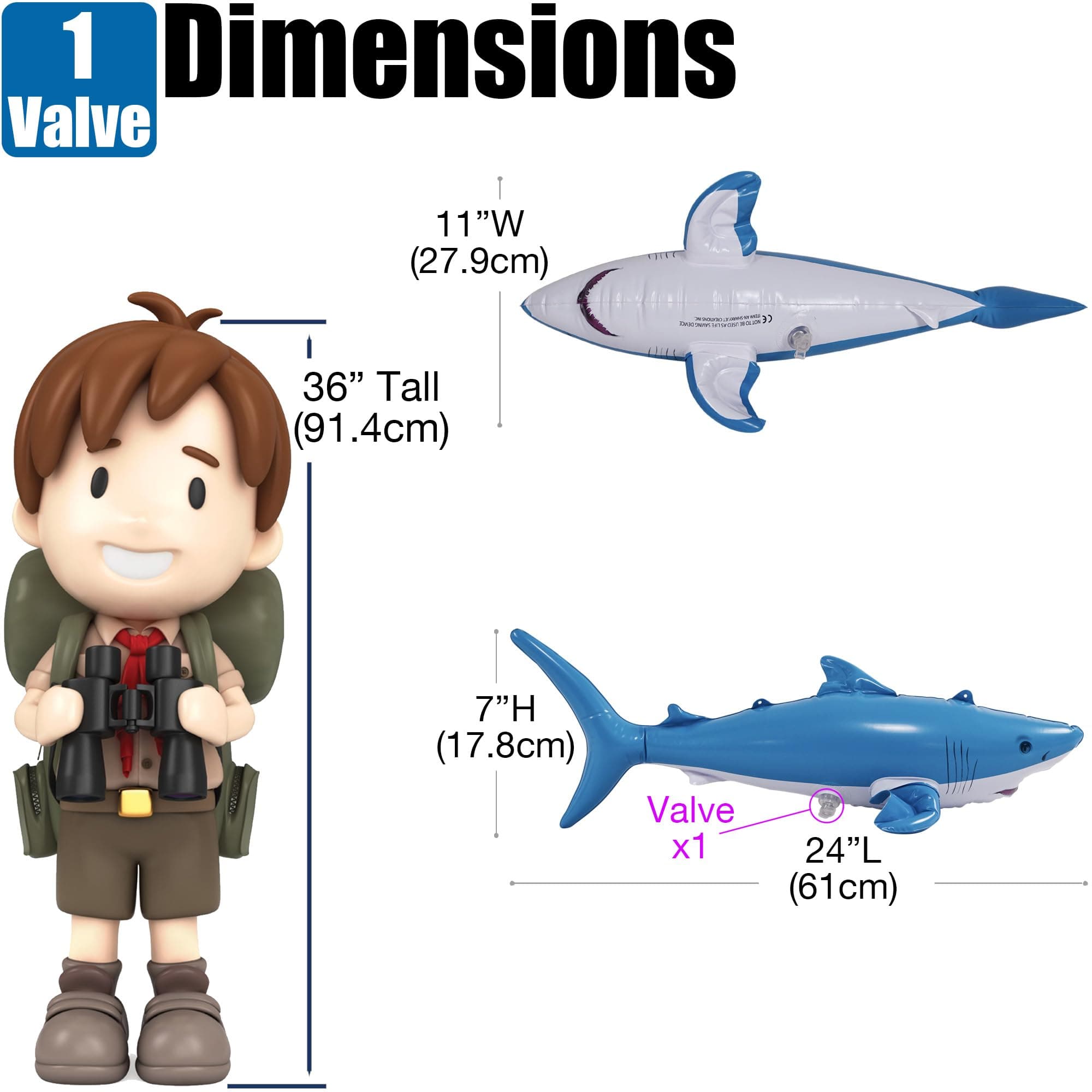 Jet Creations Inflatable Aquatic Animal