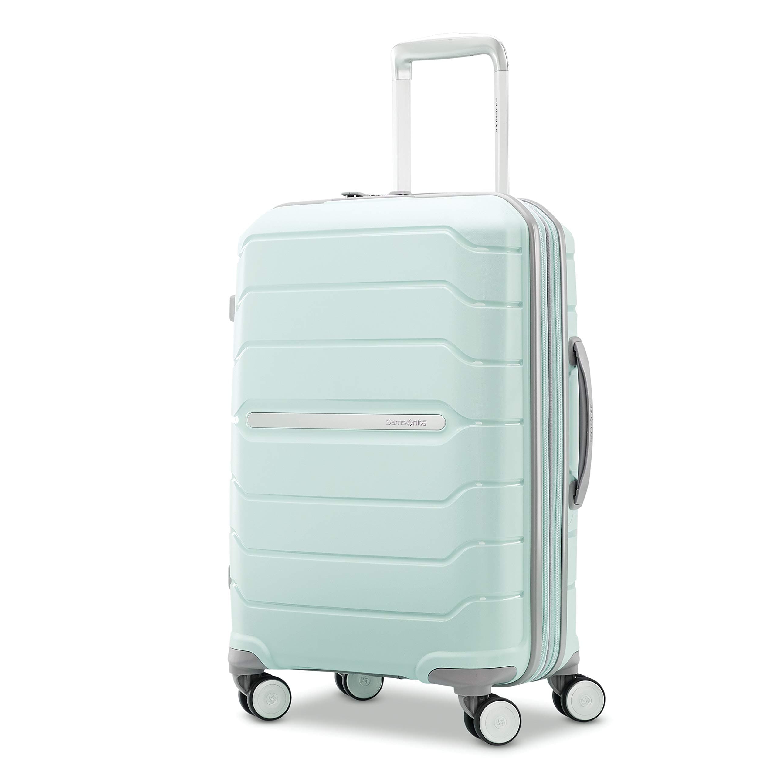 Samsonite Freeform Hardside Expandable with Double Spinner Wheels, Mint Green, Carry-On 21-Inch,