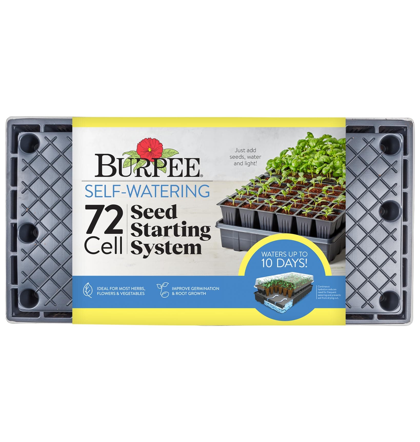 72 Cell Self Watering Seed Starting Kit