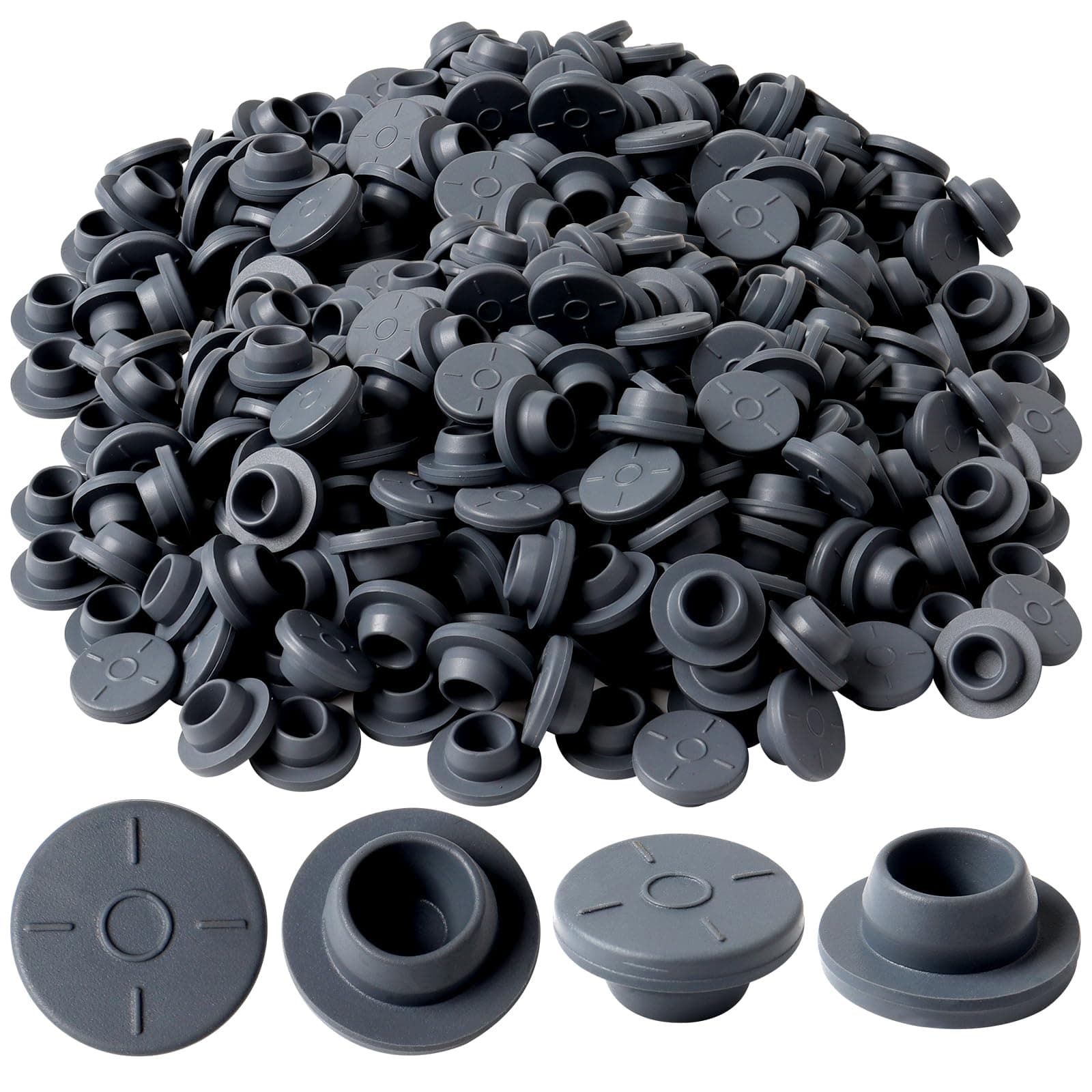 250 Pieces 20mm Vial Rubber Stoppers