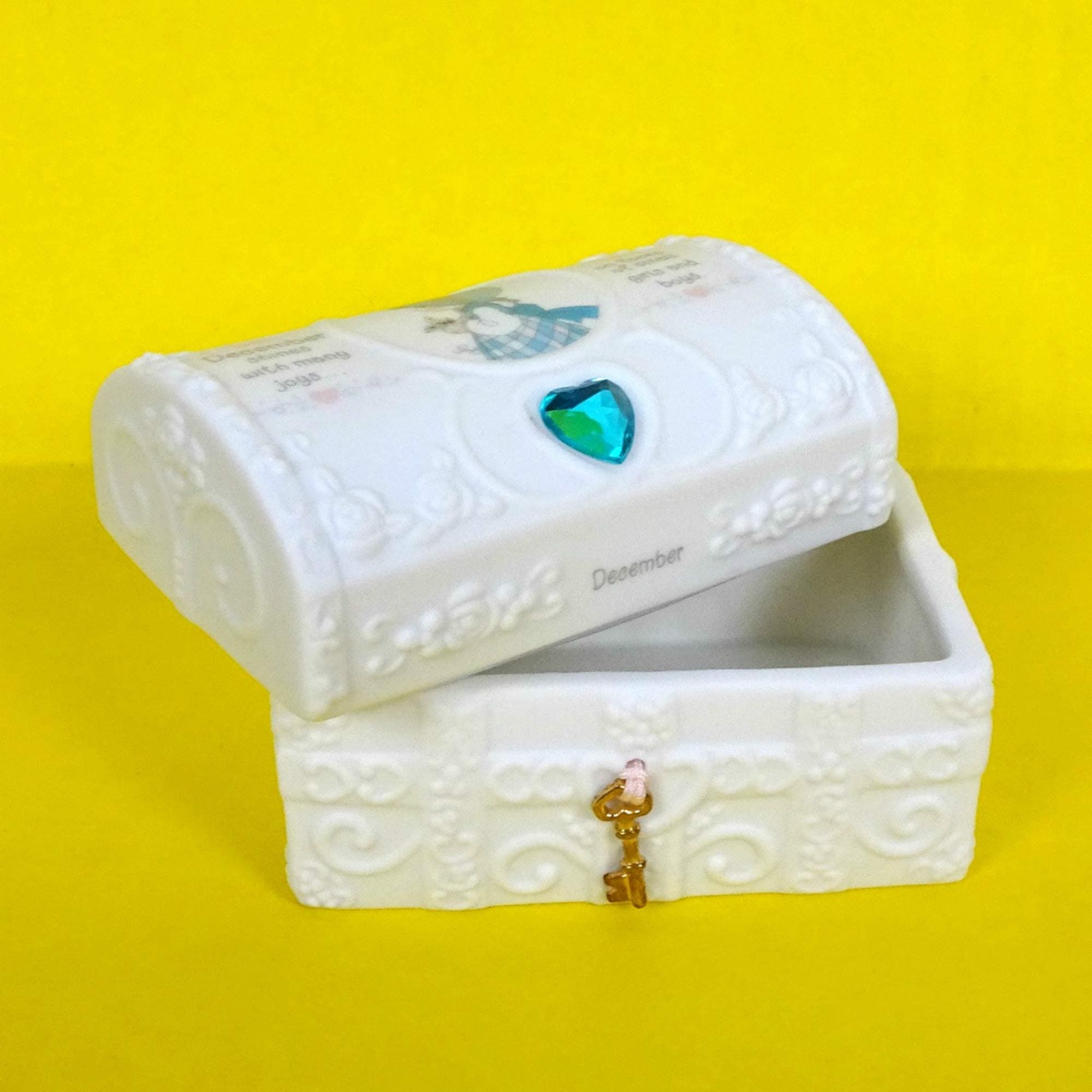 Precious Moment Hope Chest With Birthstone