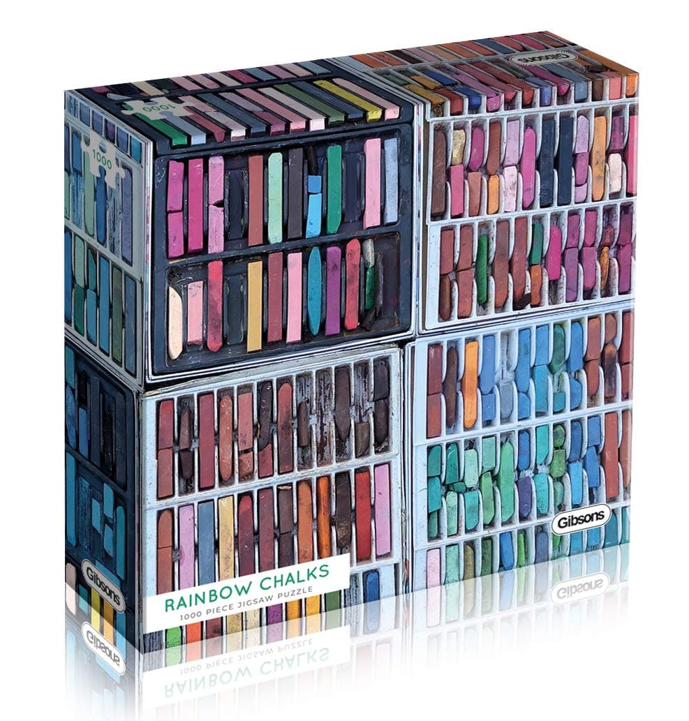 Gibsons Rainbow Chalks Jigsaw Puzzle (1000 Pieces)