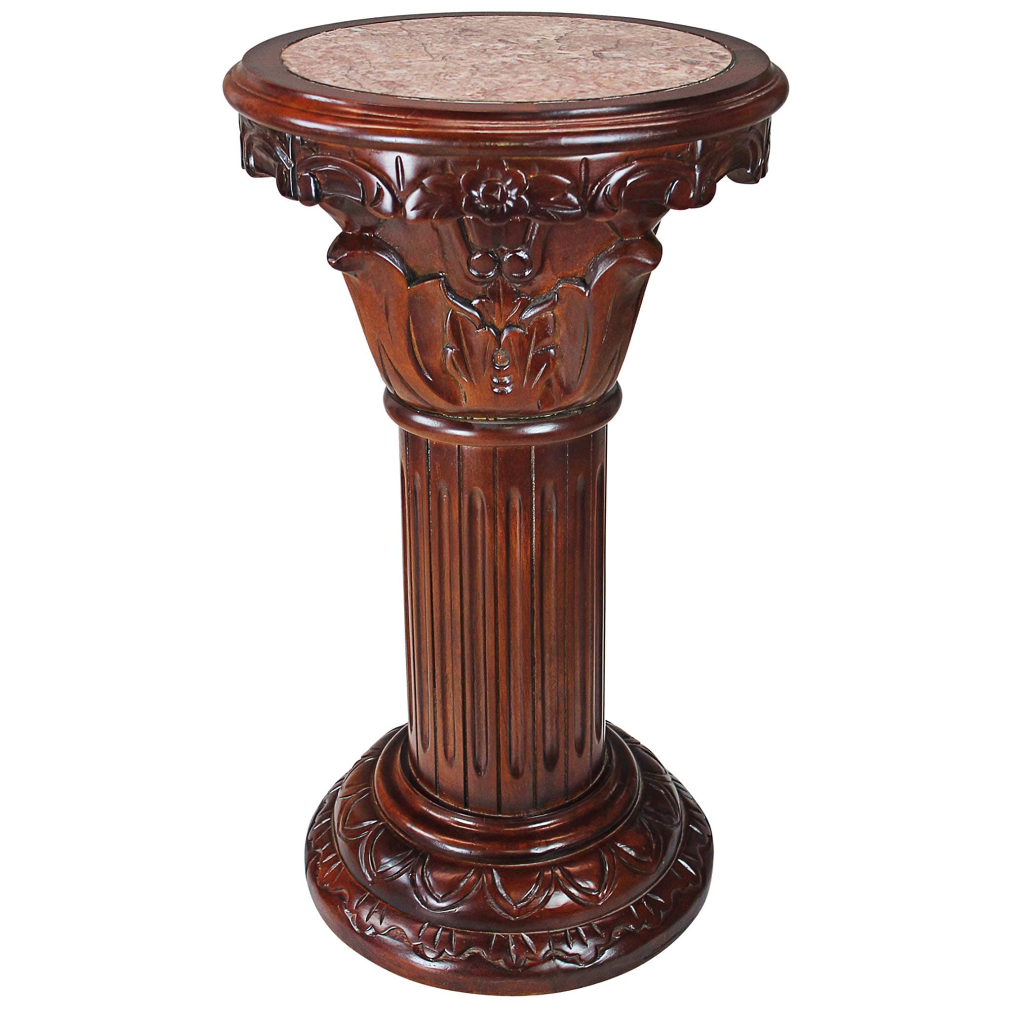 Design Toscano Imperia Pedestal Column Plant Stand, Medium,