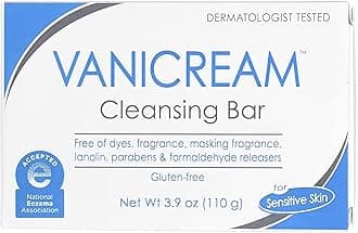 Vanicream Cleansing Bar for Sensitive Skin 3.90 oz (Pack of 7)