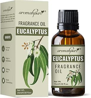 Aromahpure Fragrance Oil | 15 ml | Eucalyptus Aroma Oil for Home Fragrance | Best for Aromatherapy | Helps in Meditation | Used in Diffusers, Candles, Air Fresheners, Soaps, IFRA Certified
