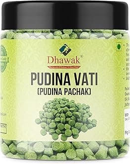 Dhawak Pudina Vati | Mint Flavored Digestive | Spicy, Mint Flavored Snack | Healthy Snack | Digestive Snack | Diet Snack | Protein Snack | Mint Chews | Digestive Tablets - 350 gm