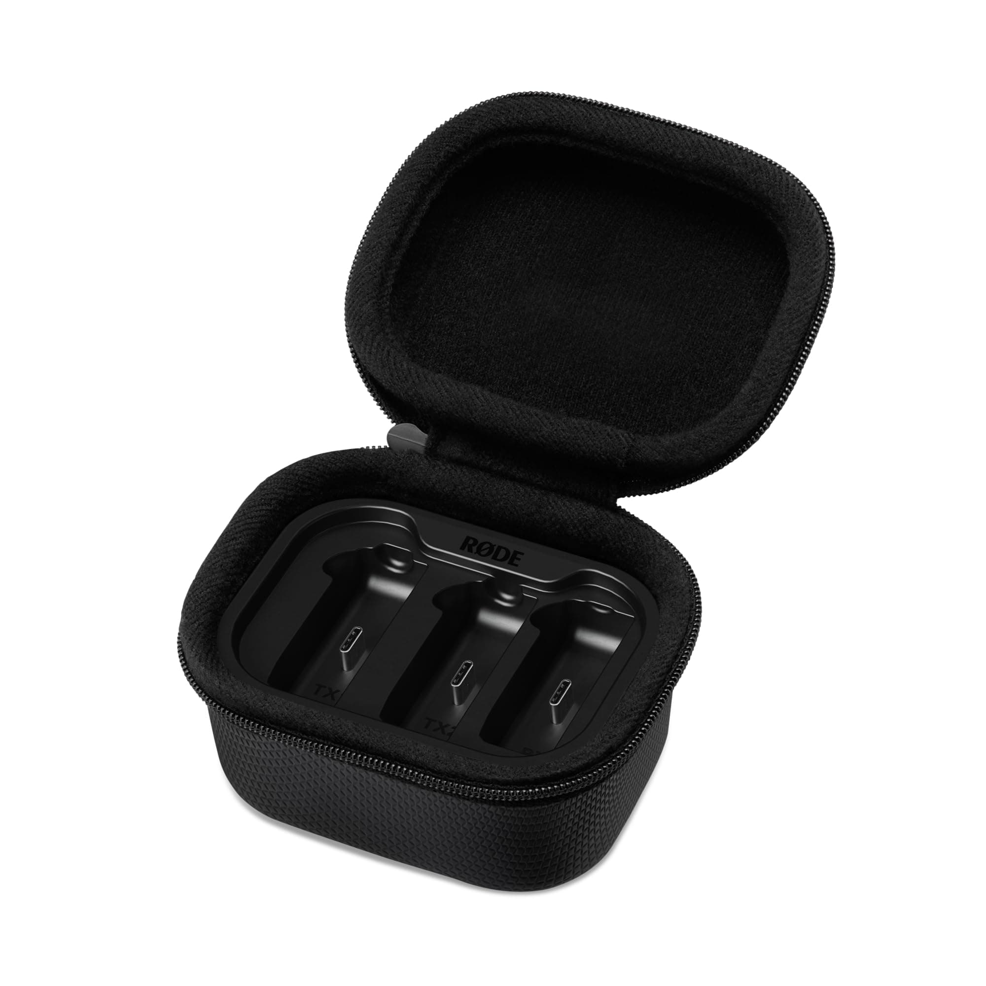 RØDE Charge Case+ | Charging Case for the Wireless GO (Gen 3) with Two Full Extra Recharges for 21 Hours Total Battery Life and Data Transfer