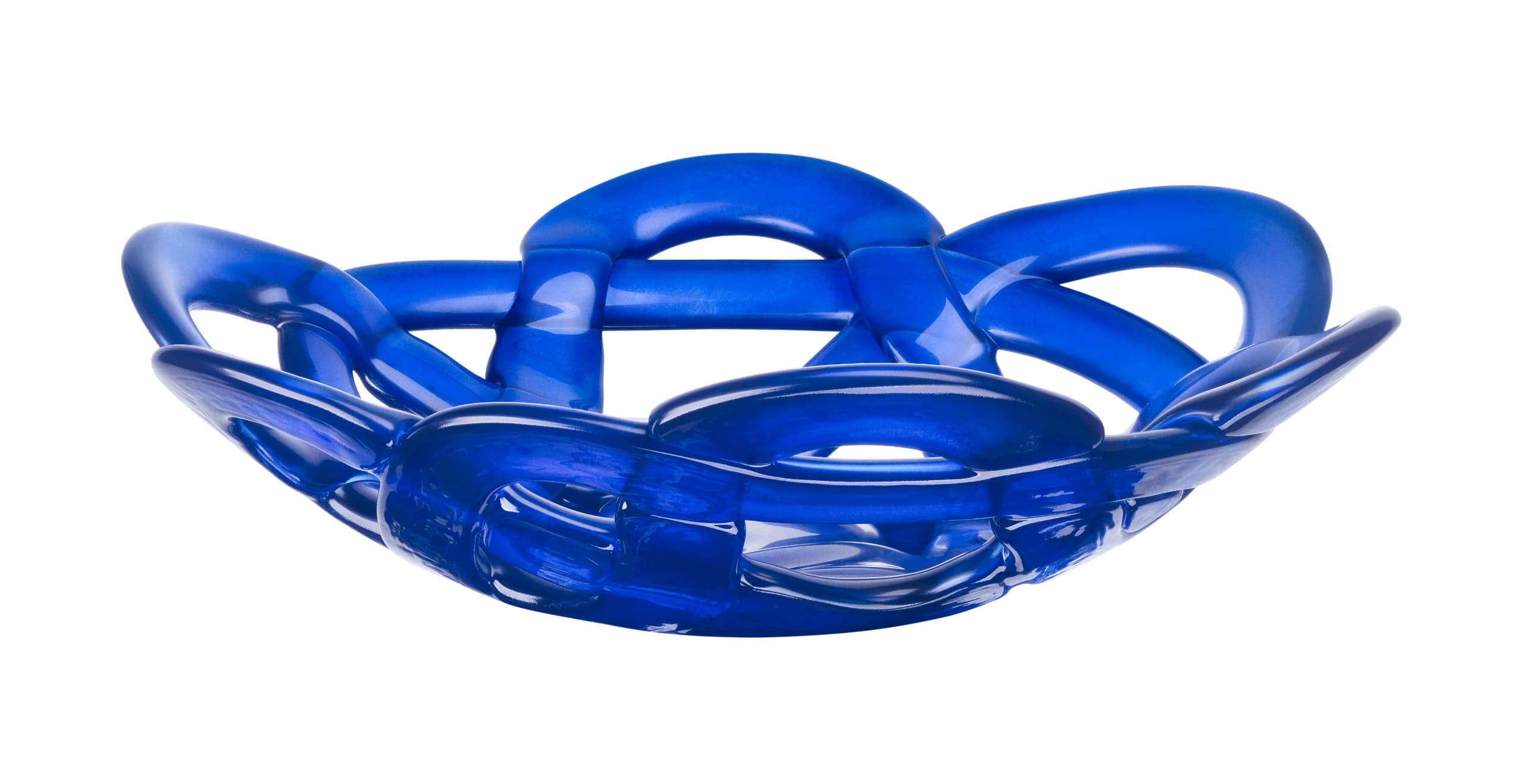 Kosta Boda Basket Bowl, Small, Blue