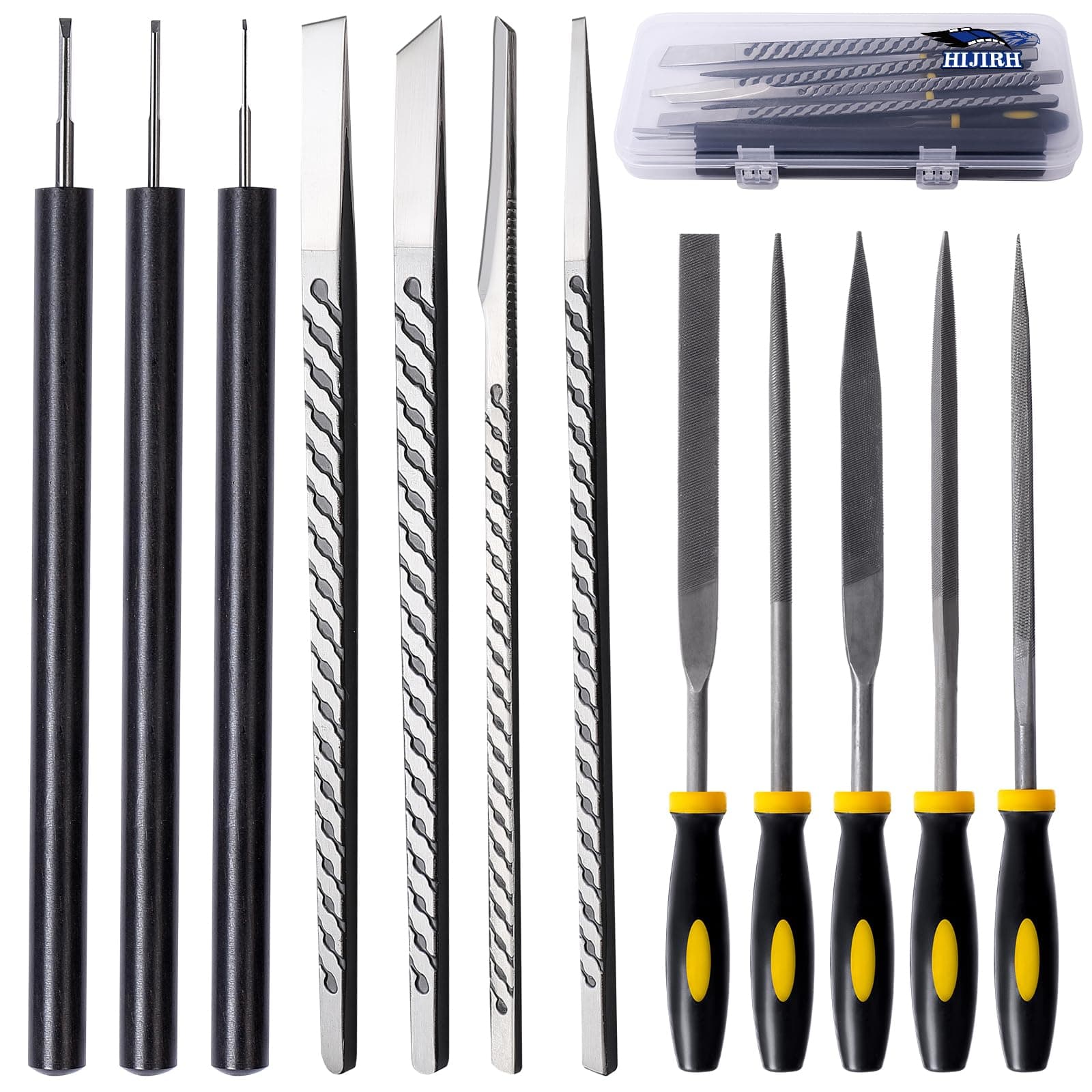 Pro Grade 3D Printing Tool Kit,High Manganese Steel 3D Printer Spatula,Diverse 3D Printer Cleaning kit,Including Storage Box,for Remove,Trim and Finish 3D Print,Model Building