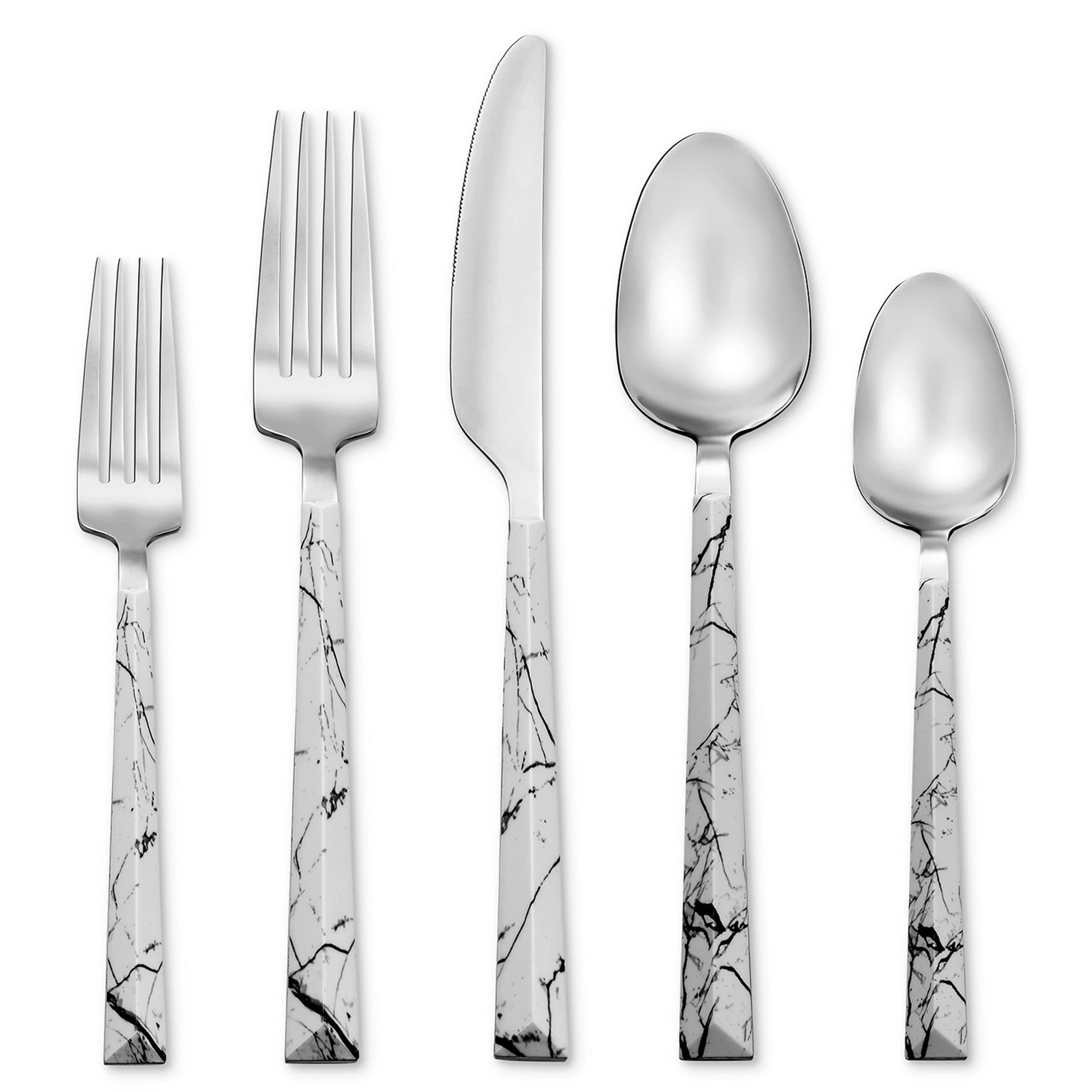 Hampton ForgeWhite Dali Marble 16 Piece Set, 1.80 LB