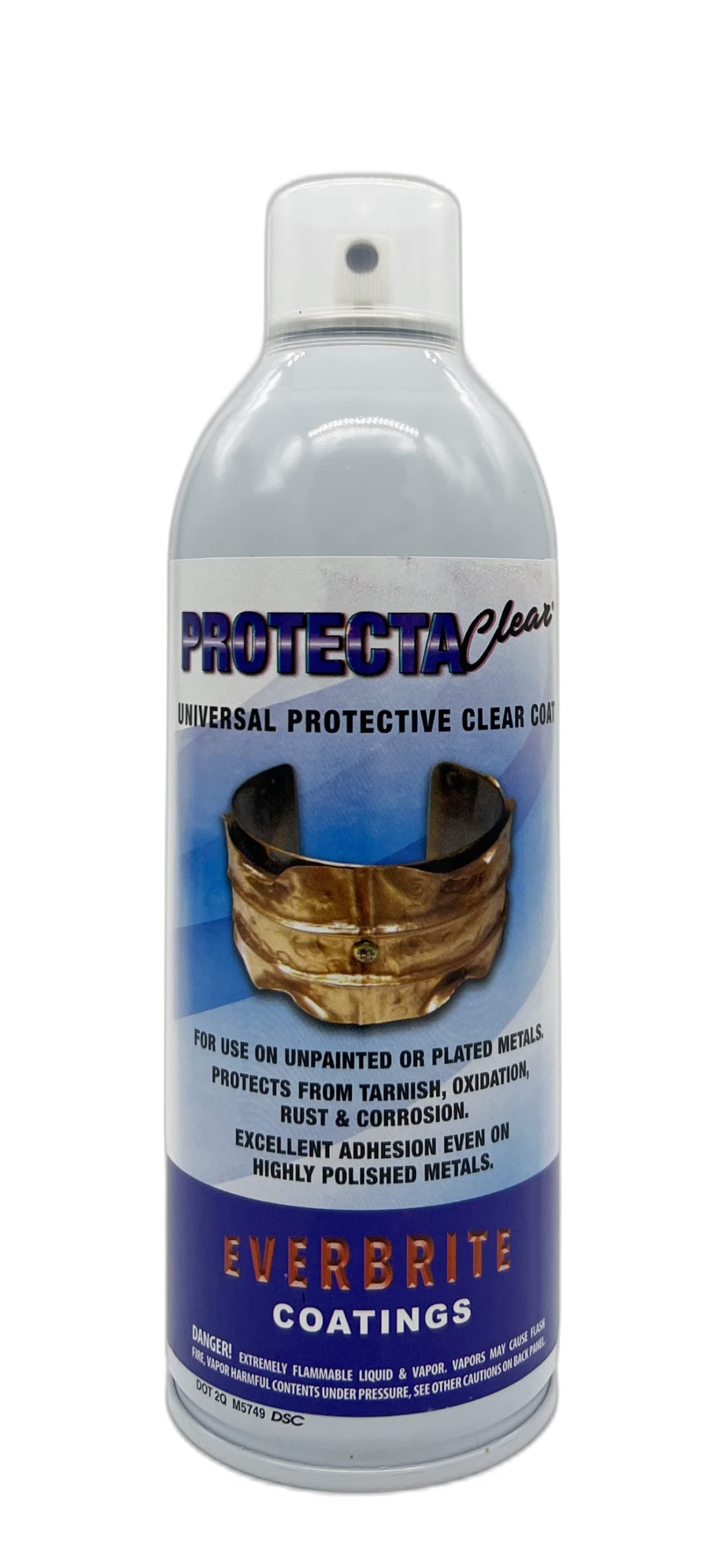 12 Oz. Clear Aerosol Can, Protective Coating for Metal (Net Weight)