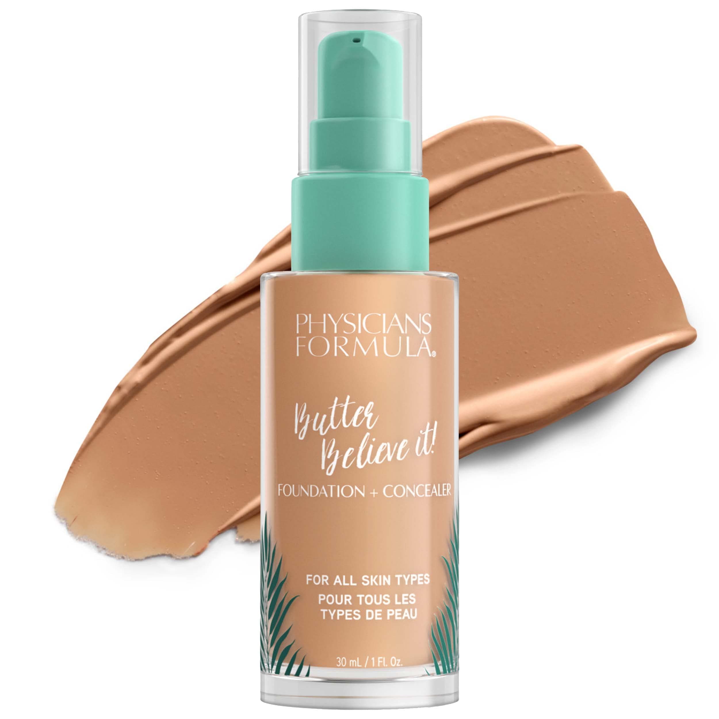 Butter Believe It! Foundation + Concealer Medium | Dermatologist Tested, Clinicially Tested