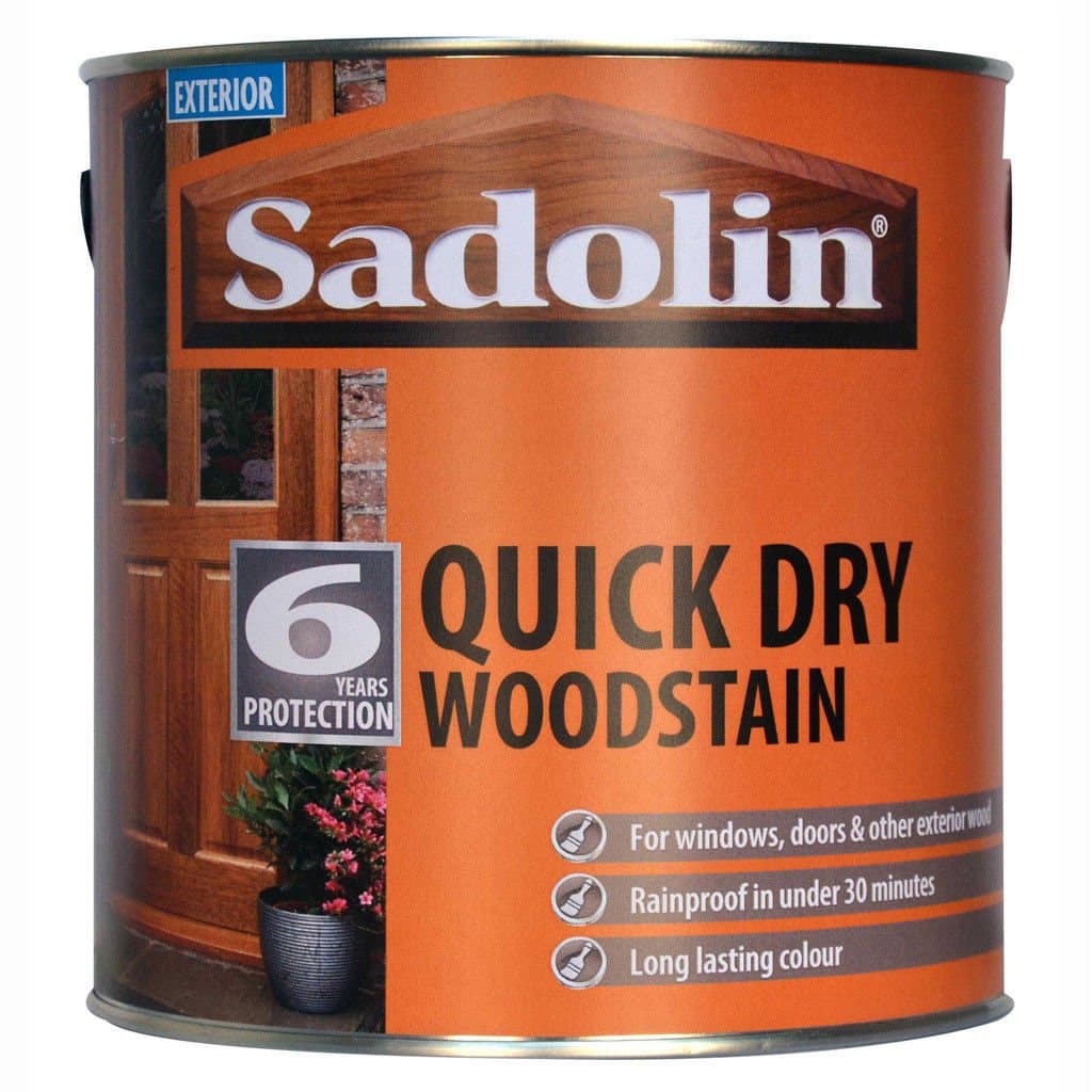 Sadolin Quick Drying Woodstain 2.5 litre Std Colour - Natural