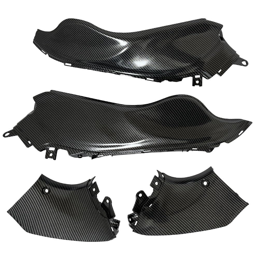 Carbon Fiber Look Frame Front Side Cover Infill Panel Trims Fairing Cowl Compatible with Suzuki GSXR1300 Hayabusa 2008-2020, RTF34F