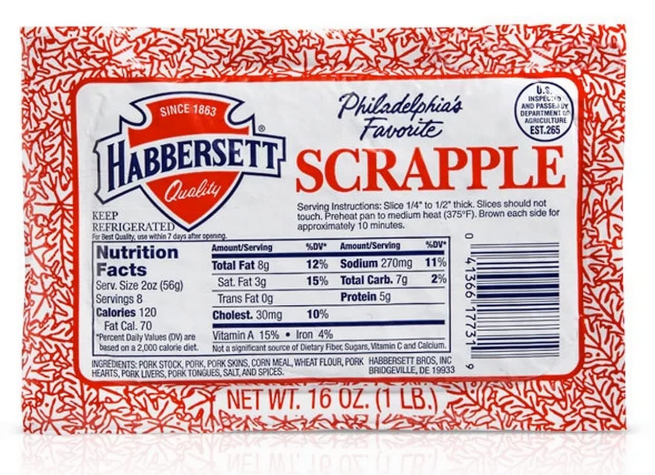 Philadelphia's Favorite Scrapple (4 Pound Package)