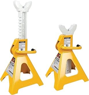 PERFORMANCE TOOL W41022 2-Piece Heavy Duty Jack Stand Set, 3 Ton (6,000 lbs.)